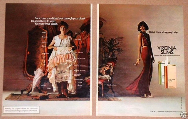 1990 MAGAZINE ADVERTISEMENT Page Virginia Slims Filter Cigarettes Print