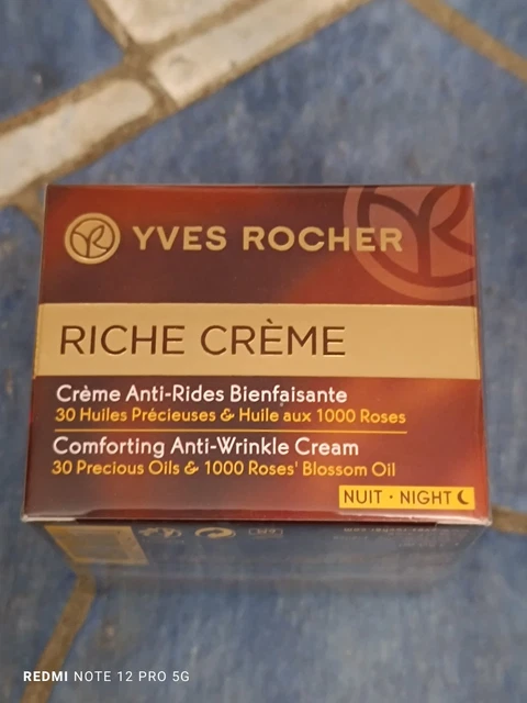 Crème De Nuit Anti-rides Yves Rocher 50 Ml - Neuve Sous Blister