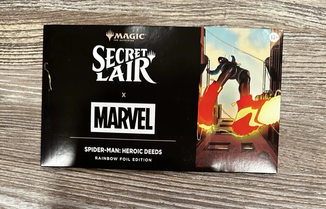 マジック：ザ・ギャザリング Secret Lair Heroic Deeds Foil Edition Secret Lair x Marvel's Spider-Man: Heroic Deeds Foil Edition