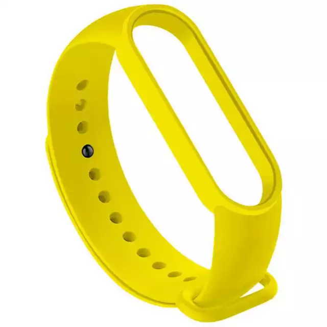 Cinturino Sostitutivo Silicone Compatibile con Xiaomi Mi Smart Band 5 6 Giallo