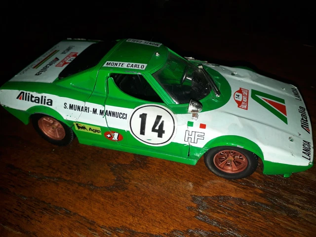 BURAGO 1/24 LANCIA Stratos (Rallye Alitalia Green) N°0747 Car Collection EUR 10,19 - FR BURAGO 1/24 LANCIA Stratos (Rallye Alitalia Green) N°0747 Car Collection EUR 10,19 - FR
