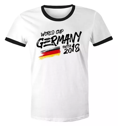 Moonworks® Herren Fan-Shirt WM Fußball Weltmeisterschaft 2018 World Cup