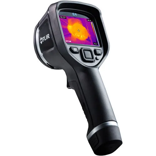 FLIR E4 80 x 60 Thermal Imaging Inspection Camera (9 Hz, Wi-Fi, Matte Black)