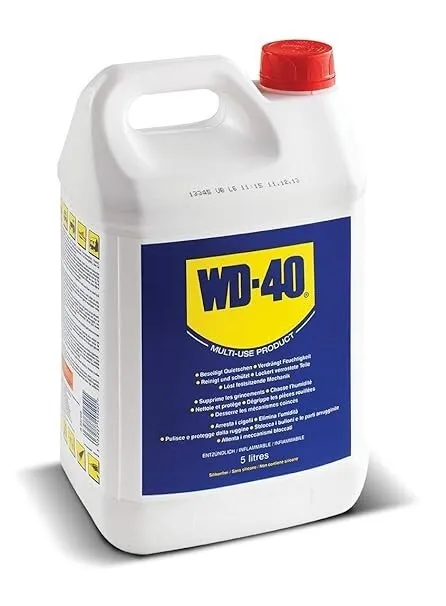 WD-40 • Produit Multifonction • Bidon • Sans Silicone • 5 L, bleu