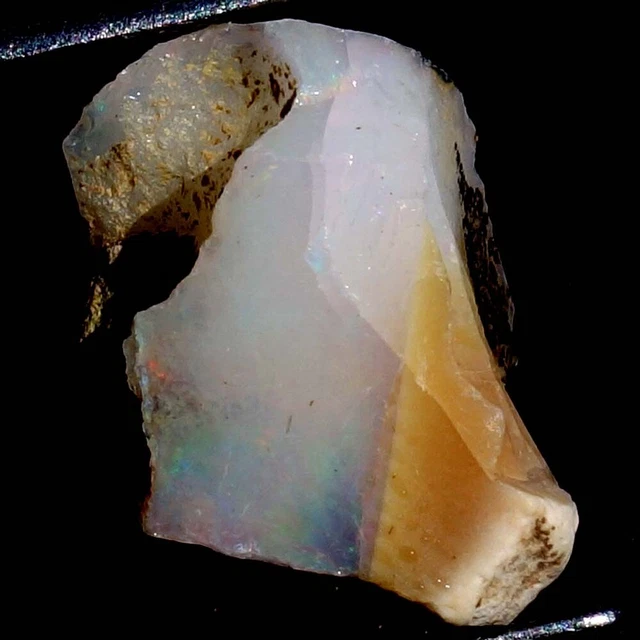 10.25 Cts Huge 100% Natural Ethiopian Welo Fire Opal 14x18x11 Rough Loose Gems