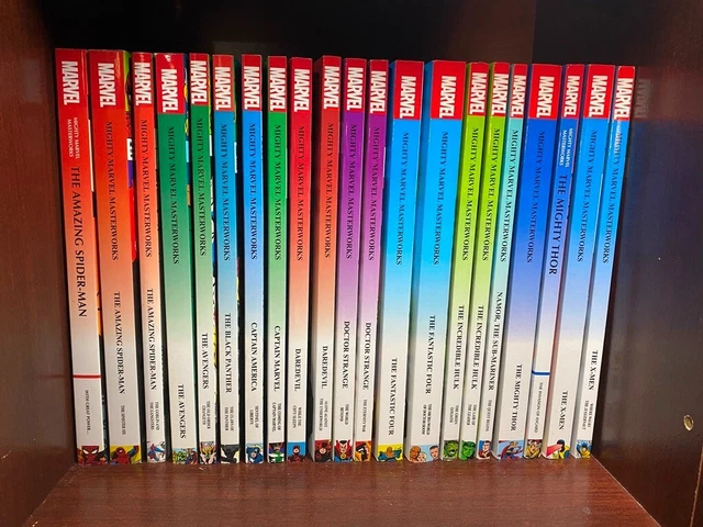MIGHTY MARVEL MASTERWORKS 1 lot of 21 - Spider-man Hulk Avengers X-Men Daredevil