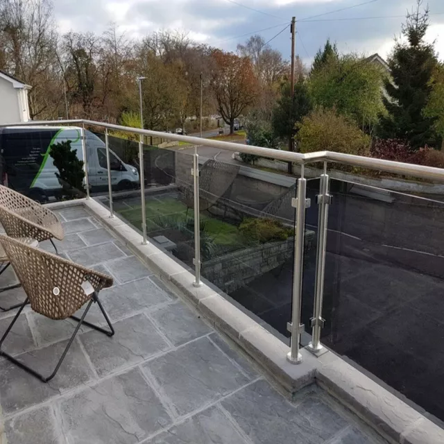 Garden Stainless Steel Handrail Pipe Stair Handrail Balustrade Wall Grab Rail