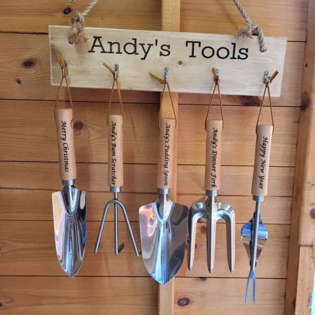 Personalised garden hand tools ,garden Set,tool Set ,gardeners Gift