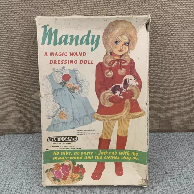 Mandy A Magic Wand Dressing Doll Spear's Games 1976