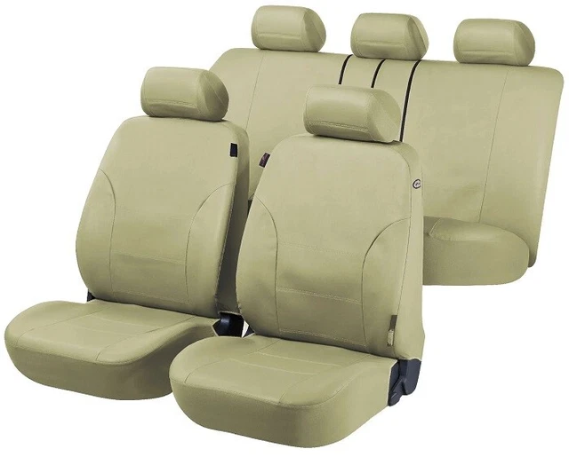 Coprisedili In Pelle Per Ford Ka (1999-2003) – Set Completo Anteriore E Posteriore Impermeabile