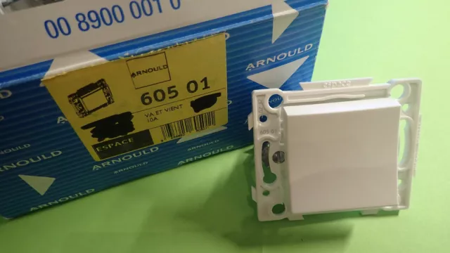 Arnould ESPACE 60501 - Interrupteur Va et Vient Espace Arnould - Vente à l'unité