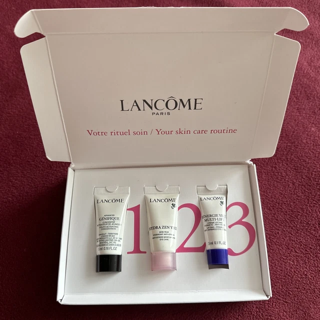 LANCOME 3er Probenset  Augenpflege Hydra Zen Energie Multi Lift Génifique 13 ml