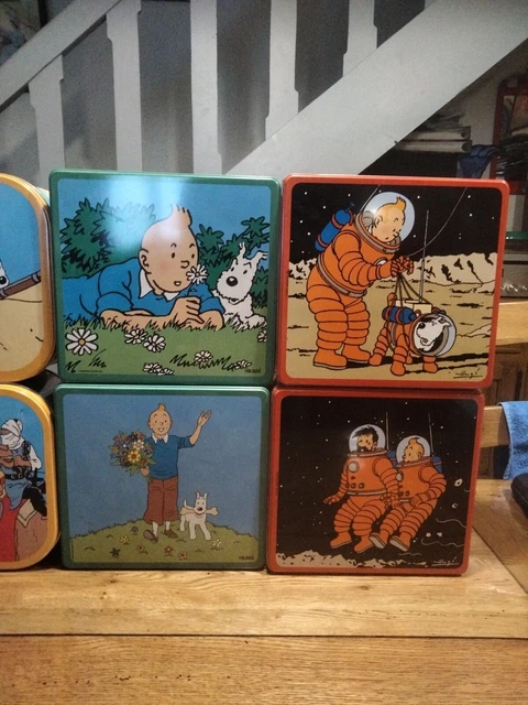 Lot Rare De Boîtes De Lessive Tintin - Points Et Savons Super Catox - Collection Vintage - Occasion