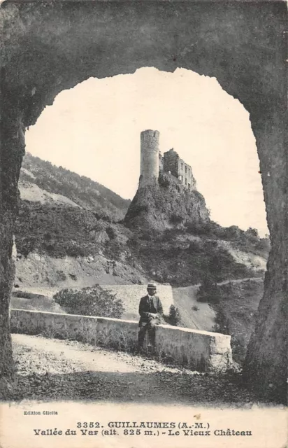 CPA GUILLAUMES - vallée du Var - Le Vieux château