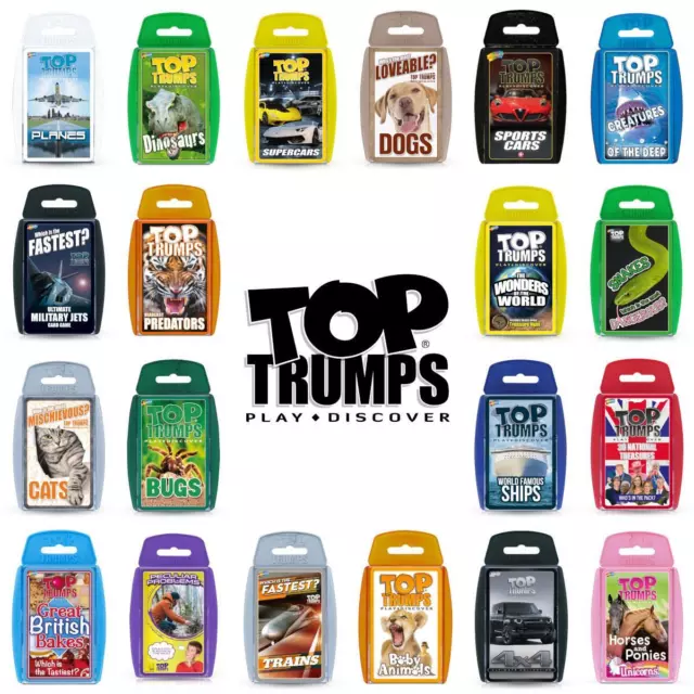 Top Trumps Classics Family Card Game - New 2024 Editions