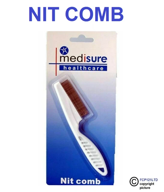 1xmedisure Metal Nit Hair Comb With Handle Remove Head Lice and Eggs Effectively