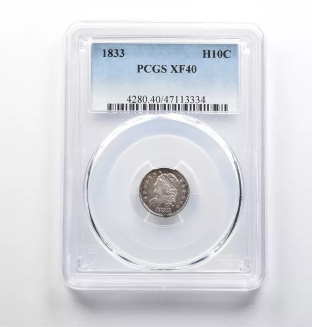 XF40 1833 Capped Bust Half Dime PCGS *0830