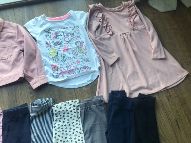 Girls Clothes Bundle Dresses, JACKET Leggings Tops age 3-4 years NEXT  , TU 18