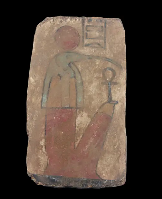 RARE ANCIENT EGYPTIAN ANTIQUE IBIS  Wood Stella Stela Egypt History (BS)