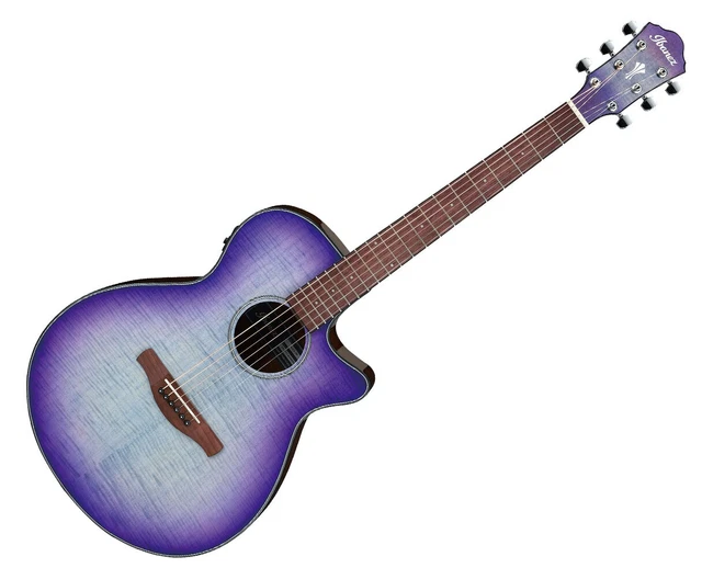IBANEZ AEG70PIH ACOUSTIC Electric Guitar Purple Iris Burst High Gloss