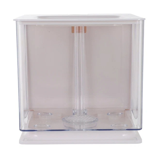 Plastic Containers Mini Desktop Aquarium Tank Mini Fish Tank Miniature Office