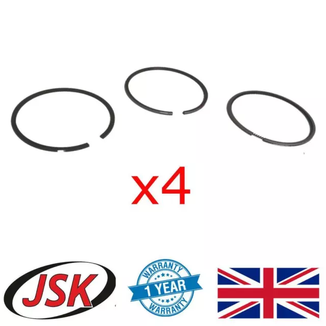 12pc Piston Ring Set for 73.7mm Bore 1.4 TDCI & HDI Ford Citroen Peugeot Suzuki