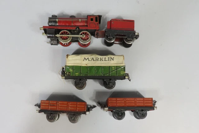 Märklin Güterzug Spur 0 Uhrwerk 1930er Jahre (K 116500)