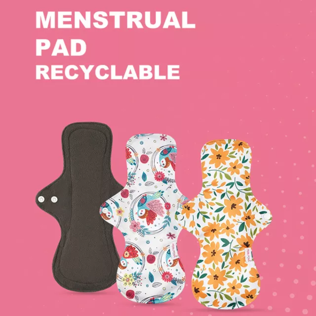 Washable Menstrual Pad Skin-friendly Breathable Large Reusable Sanitary Napkins