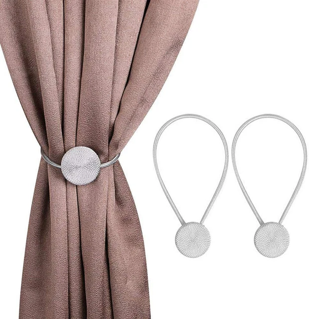 Beautiful Curtain Holdbacks Tiebacks Grey 16.5 Inch 2 Pcs 3