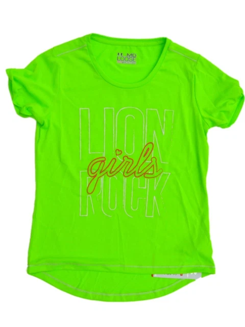 Penn Stato Nittany Lions Under Armour Ragazzi Verde Lime Manica Corta T-Shirt (M