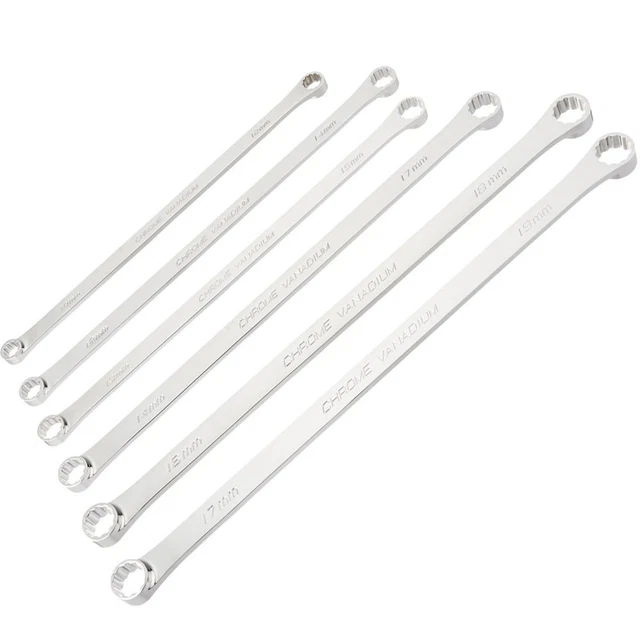 Box End Wrench Set Extra Long Metric Chrome Vanadium Steel Aviation Tool Kits