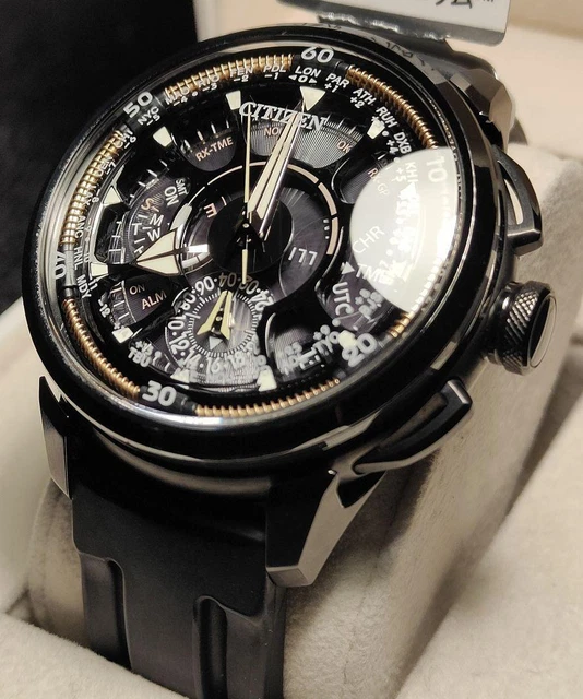 CITIZEN SATELLITE WAVE F990-T024611 Limited Titanium Eco Drive Solar ...