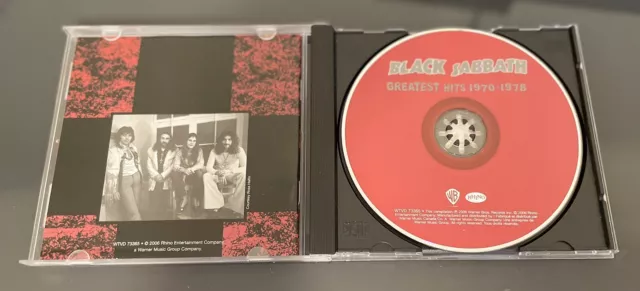 Black Sabbath Greatest Hits 1970-1978 CD signed by Ozzy Osbourne 3