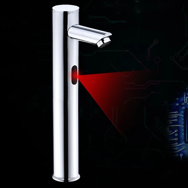Grifo automático sensor infrarrojo lavabo grifería de lavabo agua fría