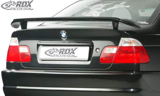 Schwarz matt Heckspoiler Lippe trunk aileron passend für BMW 3er E90