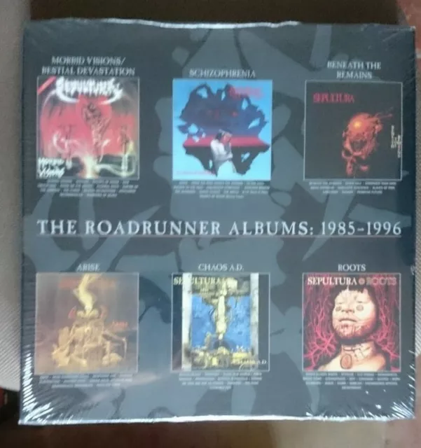 Sepultura - The Roadrunner Albums : 1985 - 1996 BOX SET 6 LP - New & SEALED !!! 3