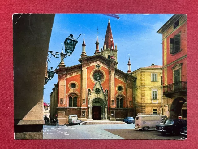 Cartolina - Dronero ( Cuneo ) - Chiesa Parrocchiale - 1973