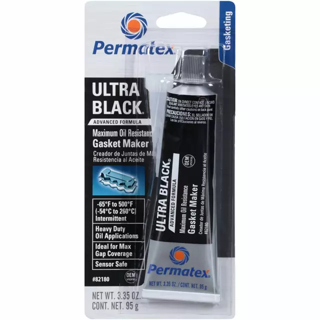 Permatex 82180 Ultra Noir Maximale Huile Résistance Rtv Silicone Joint Fabricant