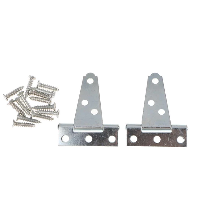 1 Pair  Light Duty Shed Hinge Gate Strap Hinge Door Barn Gates Hinges Black