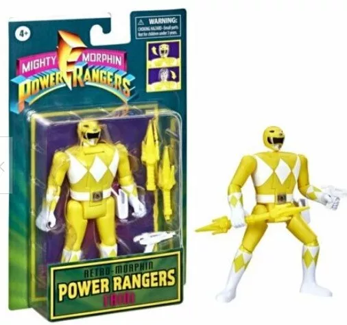 Mighty Morphin Power Rangers Retro Morphin Trini Yellow Ranger 5" Action Figure