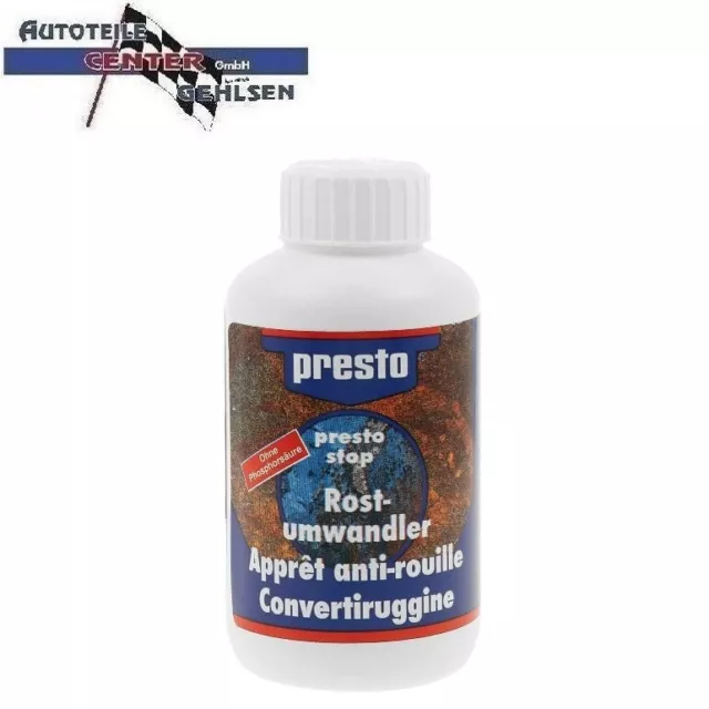 Presto Rostumwandler Grundierung Rostschutz 250 Ml