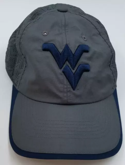 West Virginia Mountaineers Nike Dri-Fit Heritage 86 Gray/Blue Baseball Hat Cap