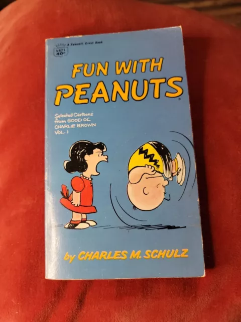 1967 FUN WITH PEANUTS by Charles M Schulz VG 4.0 8th Fawcett k871 Paperback