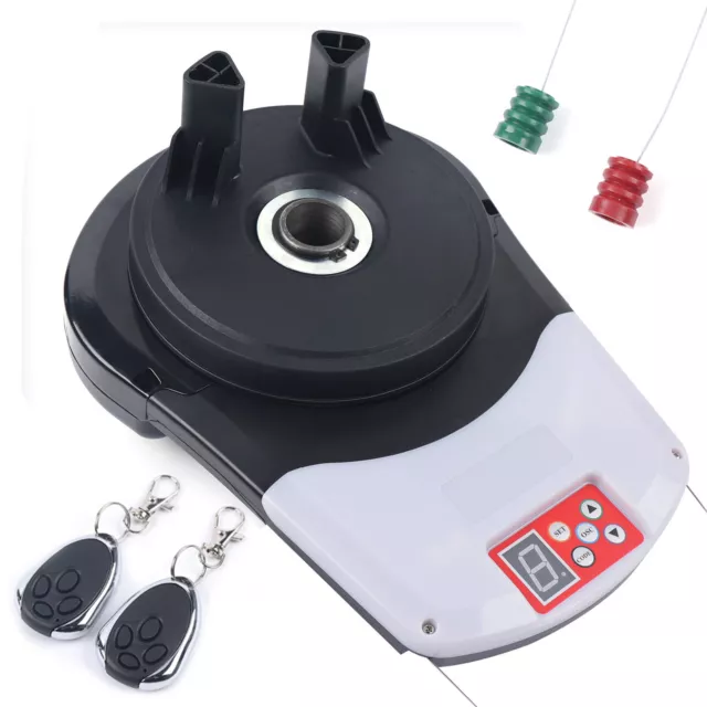 Automatic Roll Up Door Opener Garage Roller Door Opener with 2 Remotes 800N