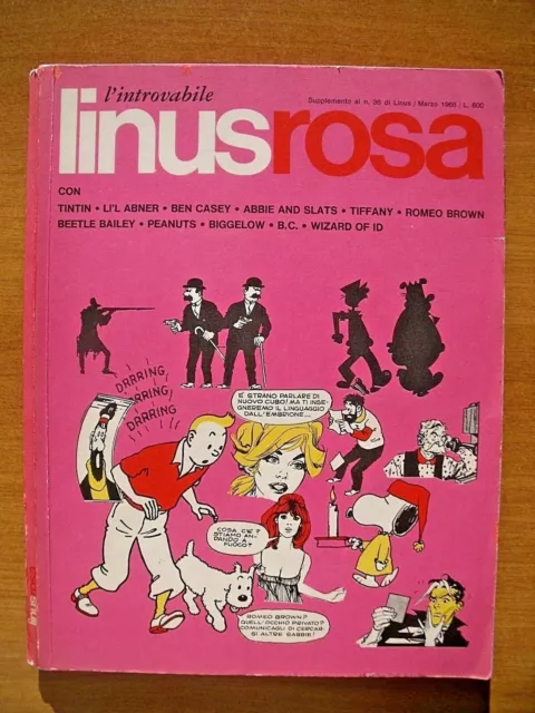 LINUS ROSA b- ORIGINALE DEL MARZO 1968 - NO RISTAMPA
