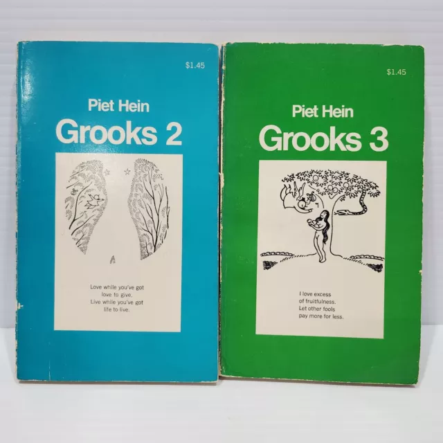 Vintage Poems • Grooks 2 • Grooks 3 • Piet Hein