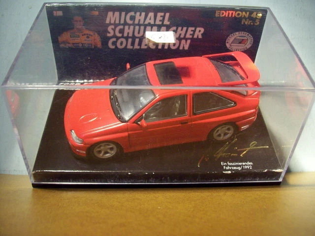 MINICHAMPS 1/64 FORD escort Cosworth Michael Schumacher collection n°9