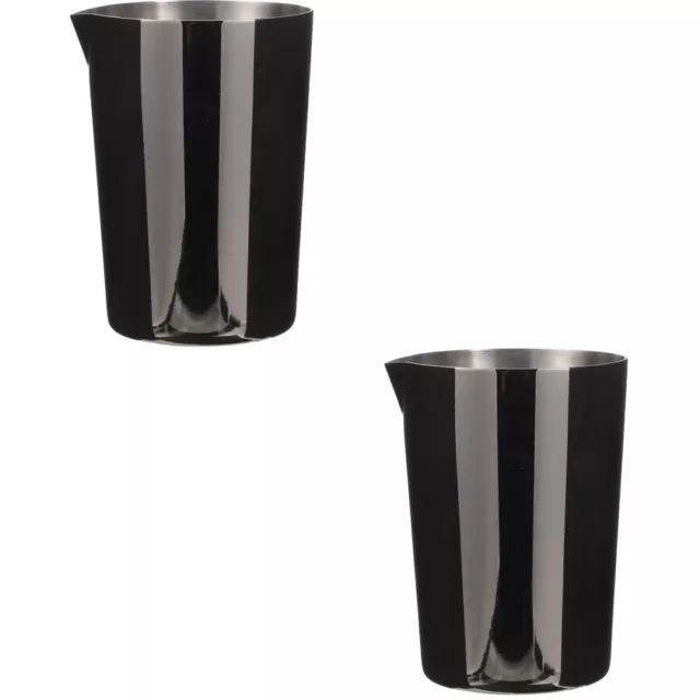 2 PCS Tasse À Mélanger Barman Acier Inoxydable Boisson Shaker