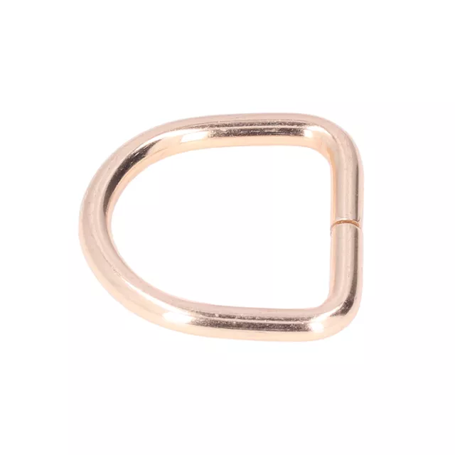 20x D Rings Premium Iron Glossy D Rings For Clothes Case Bag(3.8x25x25mm) ⊹