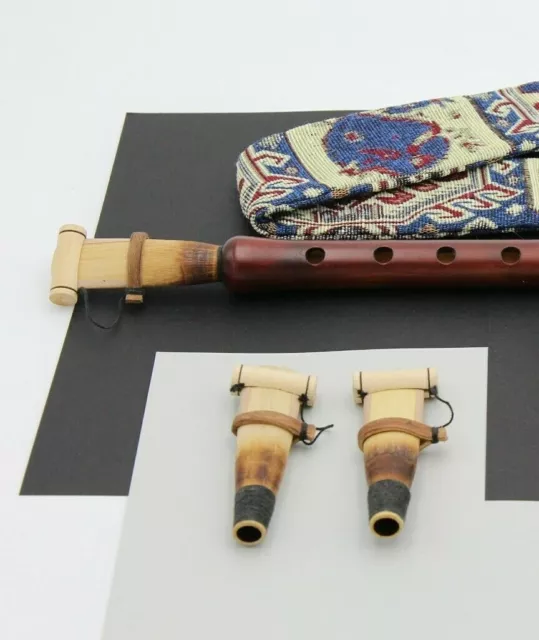 ARMENIAN DUDUK PRO Apricot Wood 3 Reeds oboe flute case instruction